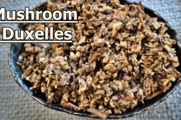Mushroom and Shallot Duxelles Recipe - The Keto Chef