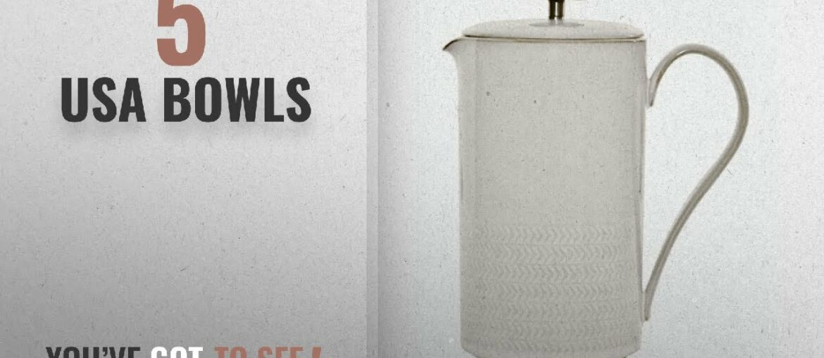 Best Usa Bowls [2018]: Denby USA Natural Canvas Textured French Press