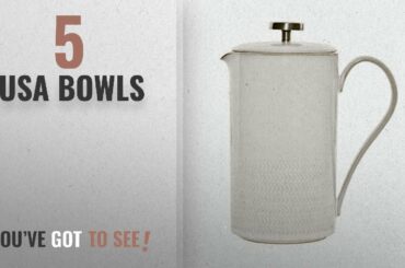 Best Usa Bowls [2018]: Denby USA Natural Canvas Textured French Press
