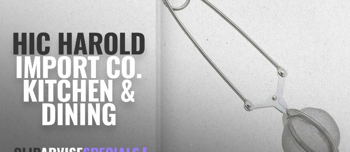 10 Best Selling HIC Harold Import Co. Kitchen & Dining [2018 ]: HIC Snap Ball Tea Infuser, 18/8