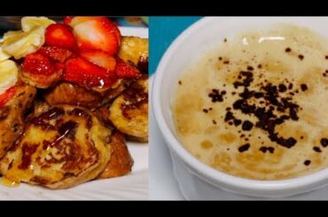 BREASKFAST || French Toast Recipes & Quick Cappuccino.