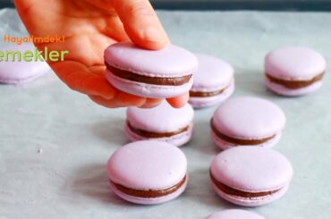 MAKARON BU KADAR KOLAYMIŞ ✅TAM TUTAN GARANTİLİ MAKARON TARİFİ ✅KOLAY MAKARON 💯French Macarons