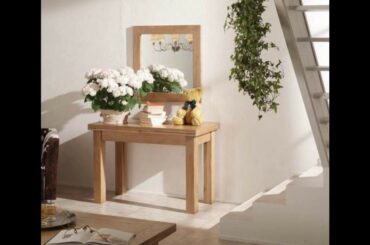 French Country Dining Table with Leaf Console Table