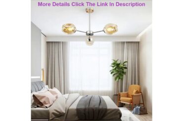 Deal Postmodern personality pendant light Art Creative magic beans glass Loft dining room living ro