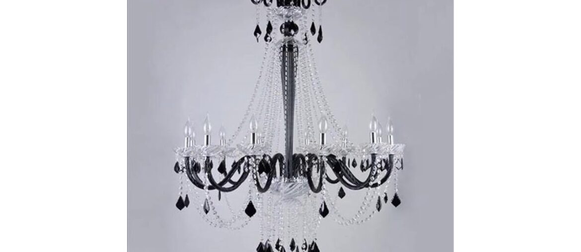 Best Black Chandelier Nordic Style Lamp Black Crystal Lustres lighting Luxury Living Room Dining ro