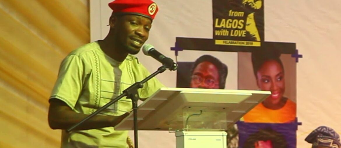 Fela Anikulapo reunites with Bobi Wine in Lagos Fela Anikulapo reunites with Bobi Wine in Lagos