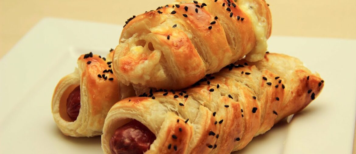 Sausage Puff Rolls Recipe – Knitted Turkish Borek Sausage Puff Rolls Recipe - Knitted Turkish Borek