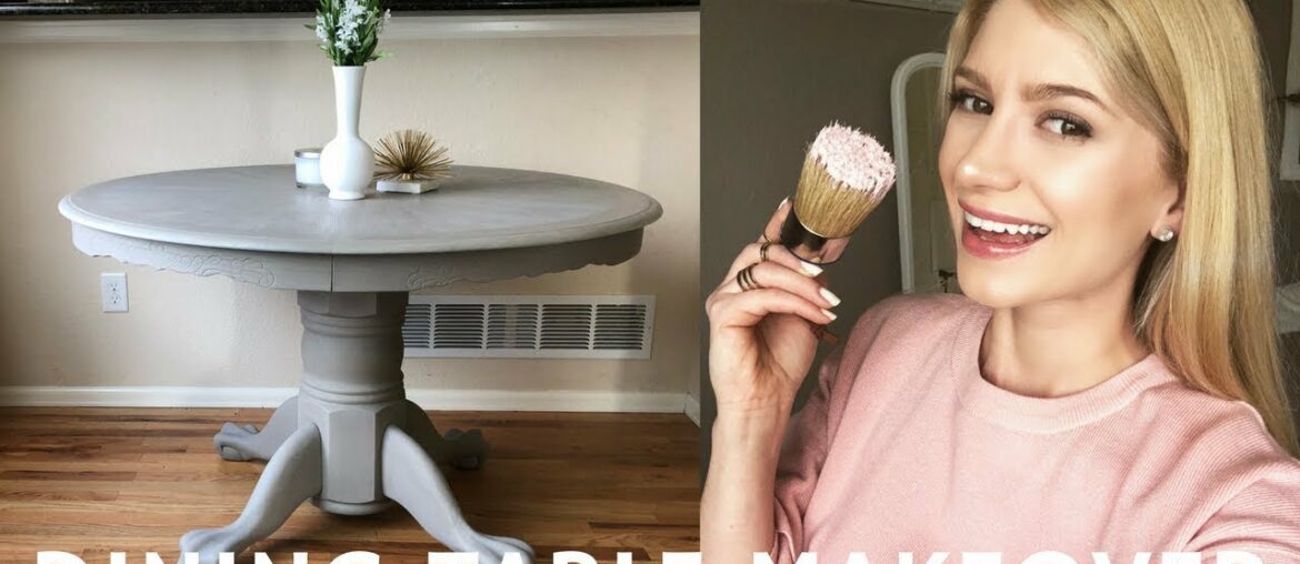 DIY Dining Room Table Makeover 2018 DIY Dining Room Table Makeover 2018