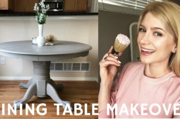 DIY Dining Room Table Makeover 2018