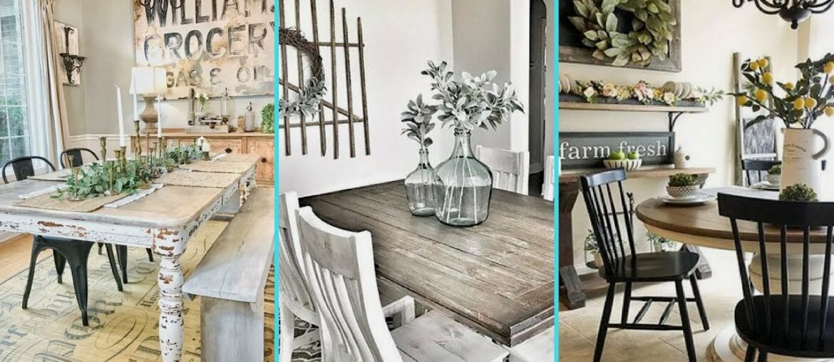 ❤DIY Shabby chic style Rustic Dining Room decor Ideas | Farmhouse dining room decor | Flamingo Mango ❤DIY Shabby chic style Rustic Dining Room decor Ideas | Farmhouse dining room decor | Flamingo Mango