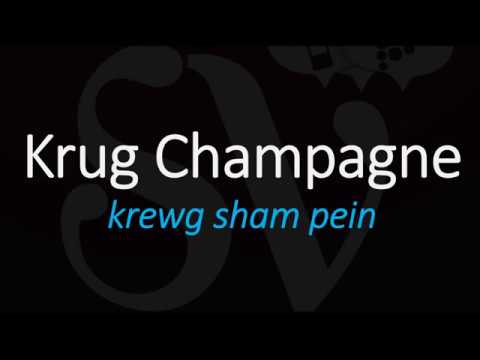 How to Pronounce Krug Champagne? French Wine Pronunciation How to Pronounce Krug Champagne? French Wine Pronunciation
