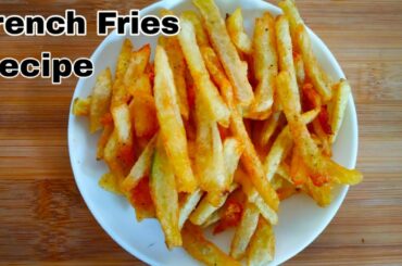 फ्रेंच फ्राइज बनाने की सीक्रेट रेसिपी// Homemade Crispy French fries recipe in Hindi