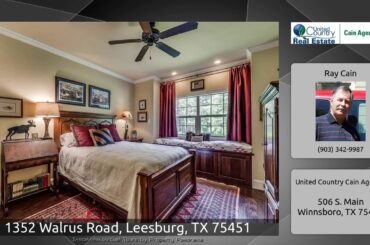 1352 Walrus Road, Leesburg, TX 75451
