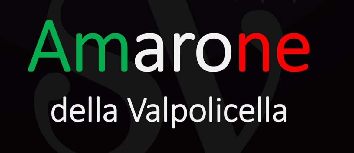 How to Pronounce Amarone della Valpolicella? Italian Wine Pronunciation