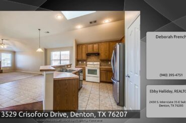 3529 Crisoforo Drive, Denton, TX 76207