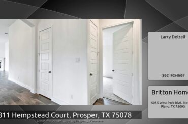 811 Hempstead Court, Prosper, TX 75078