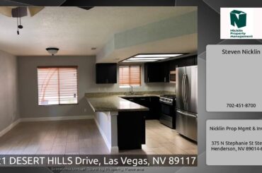 1321 DESERT HILLS Drive, Las Vegas, NV 89117