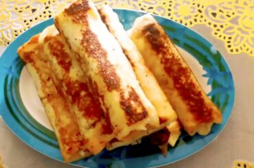 shinysmenu  Fruit French Toast  for kids Quick Tiffin Recipe