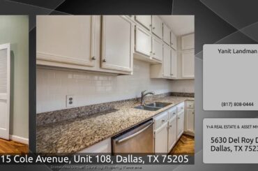 4315 Cole Avenue, Unit 108, Dallas, TX 75205