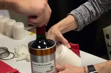 Wine cellar in space: 12 bottles arrive for yearlong stay