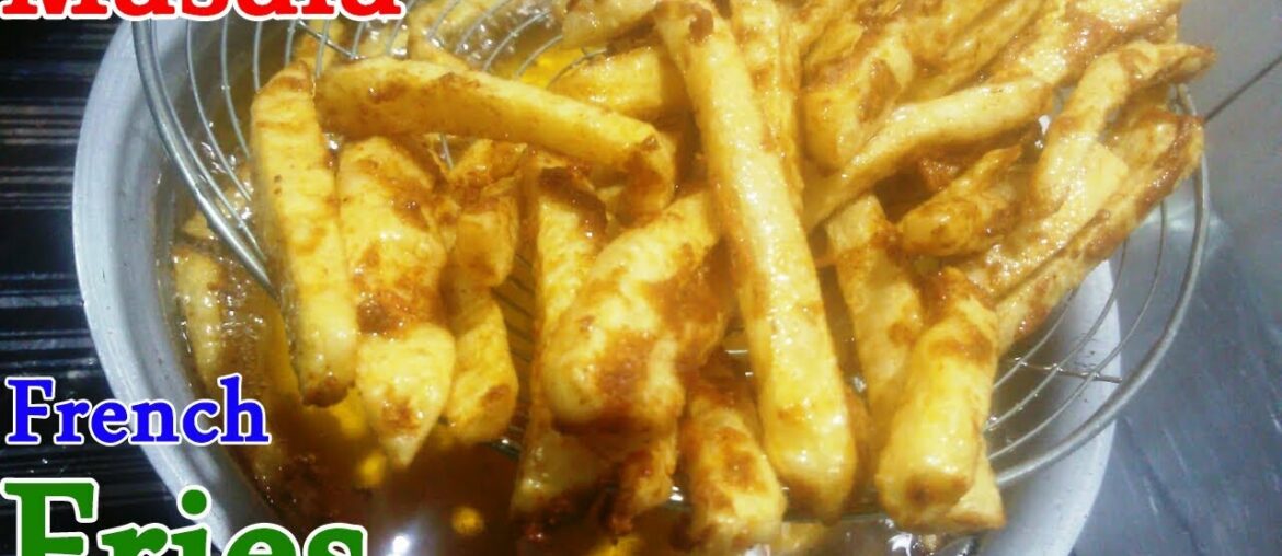 Masala French Fries Recipe II Aloo Finger Chips II kitchen with Fatima