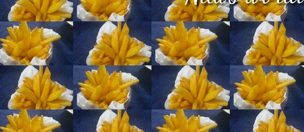 ফ্রেঞ্চ ফ্রাই রেসিপি /মচমচে ফ্রেঞ্চ ফ্রাই রেসিপি /French Fries Recipe at home