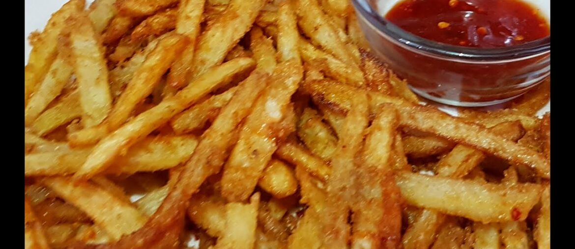 Crispy French Fires/French Fries/Masalydar French Fries recipe(COOK WITH IQRA)
