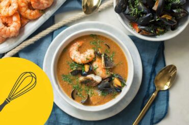Simplified Bouillabaisse | Delicious Stew with Seafood and White Wine