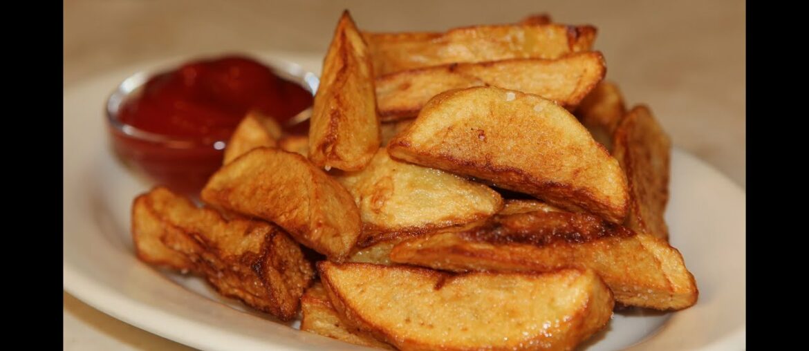 Fried Potato Wedges Recipe ( French Fries Recipe )