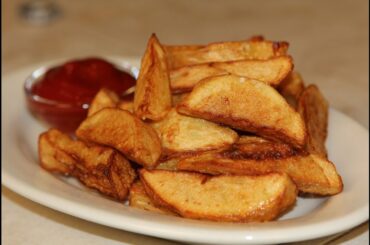 Fried Potato Wedges Recipe ( French Fries Recipe )