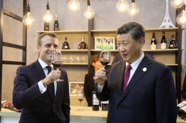 French President Macron to discuss trade, climate with Xi Jinping| Macron & Xi Jinping Drinking Wine