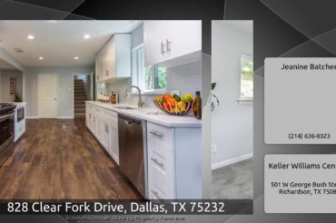828 Clear Fork Drive, Dallas, TX 75232