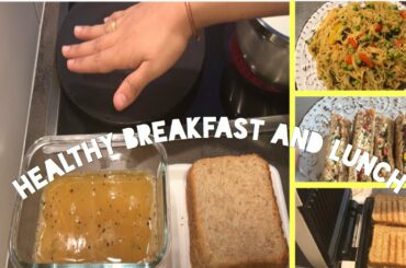 HEALTHY BREAKFAST RECIPE|MORNING+LUNCH ROUTINE|FRENCH TOAST|VERMICELLI UPMA| PANEER VEG SANDWICH 🥪