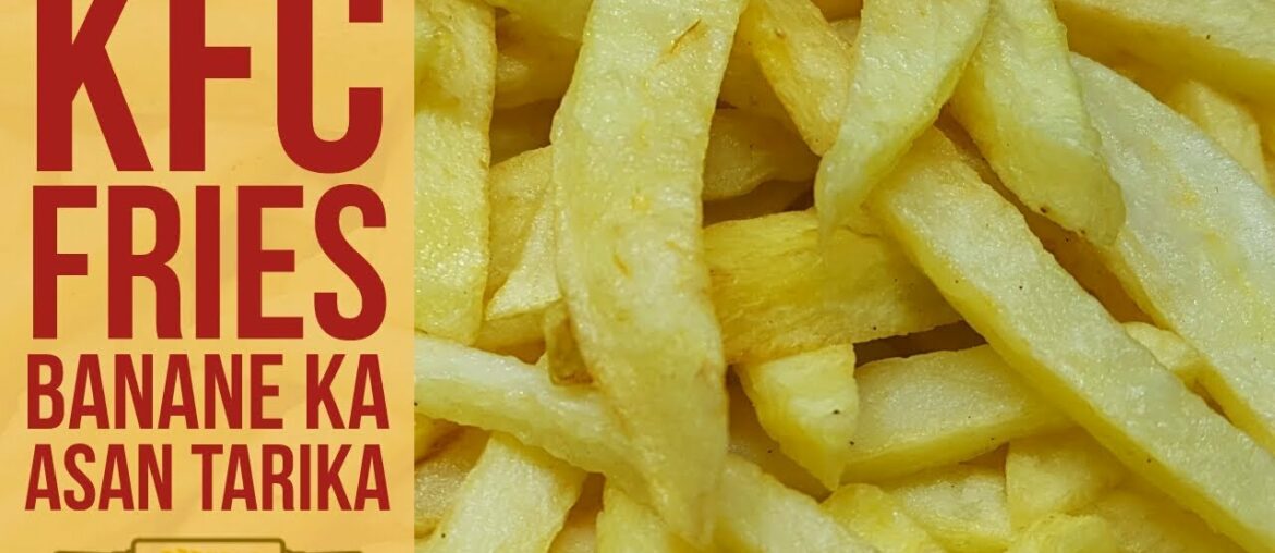 KFC Style French Fries at Home Recipe |  केएफसी फ्राइज़ रेसिपी | Easy Recipe By Golden Kitchen