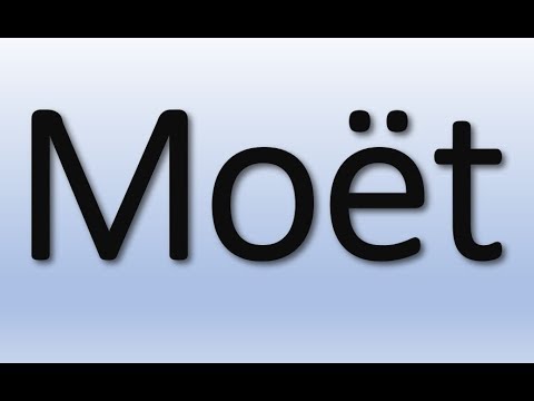 How to Pronounce Moët – Say it Right… How to Pronounce Moët - Say it Right...