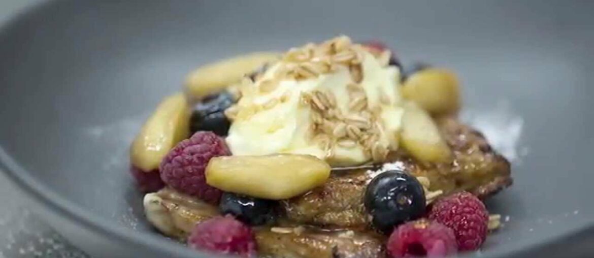 Apple Crumble French Toast with Vanilla Mascarpone – Goodman Fielder Food Service Recipes Apple Crumble French Toast with Vanilla Mascarpone - Goodman Fielder Food Service Recipes