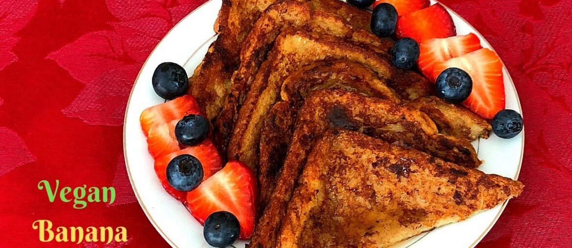Vegan French Toast|Eggless French Toast- ఫ్రెంచ్ టోస్ట్|Banana French Toast Recipe-Breakfast Recipes Vegan French Toast|Eggless French Toast- ఫ్రెంచ్ టోస్ట్|Banana French Toast Recipe-Breakfast Recipes