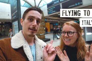 Flying from France to ITALY + Tuscany Road Trip Begins!