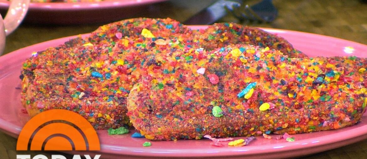 Cereal Day Recipes: Fruity French Toast, Cornflake Fish Sticks | TODAY Cereal Day Recipes: Fruity French Toast, Cornflake Fish Sticks | TODAY