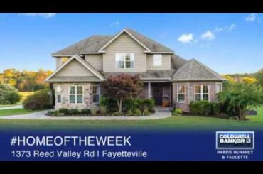 #HomeoftheWeek  1373 Reed Valley Road   Fayetteville, AR  72704