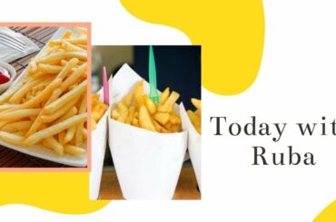 How to Make Crispy French Fries | Homemade French Fries Recipe | Ruba