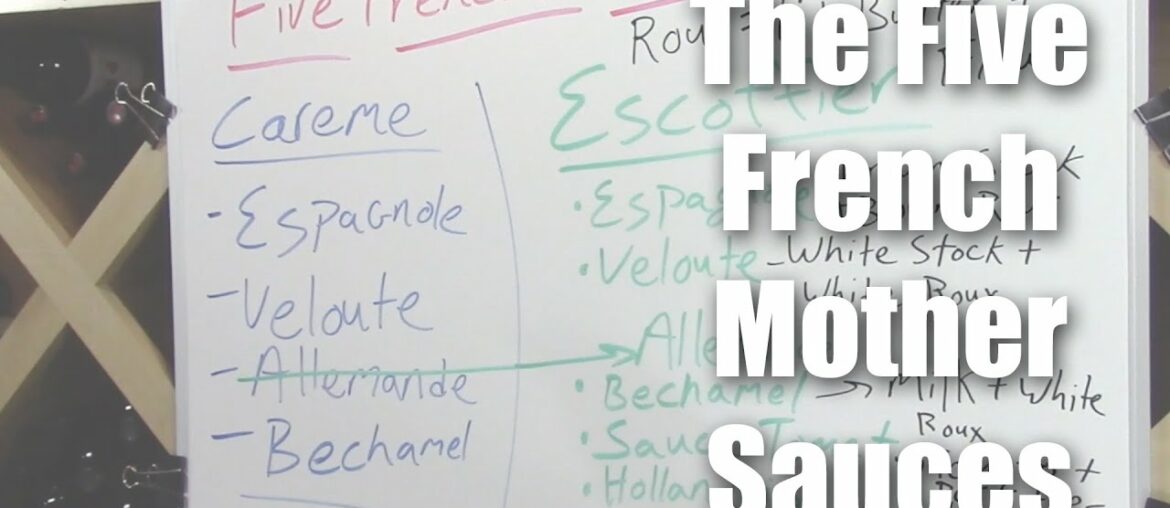 Understanding The Five French Mother Sauces - A Brief Overview