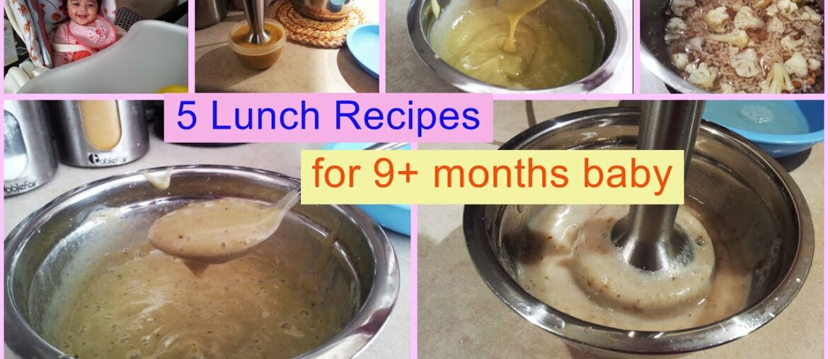 5 Lunch Recipes for 9+ months baby | stage 3 – homemade baby food recipes | c4cooking 5 Lunch Recipes for 9+ months baby | stage 3 - homemade baby food recipes | c4cooking