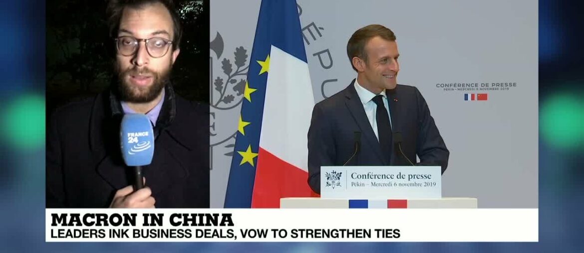 Macron in China: France, China vow to reduce emissions