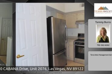 3400 CABANA Drive, Unit 2076, Las Vegas, NV 89122