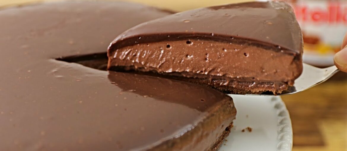 No-Bake Nutella Cheesecake Recipe No-Bake Nutella Cheesecake Recipe