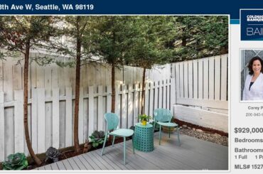 1906 8th Ave W Seattle Washington Homes for Sale | www.coldwellbankerbain.com