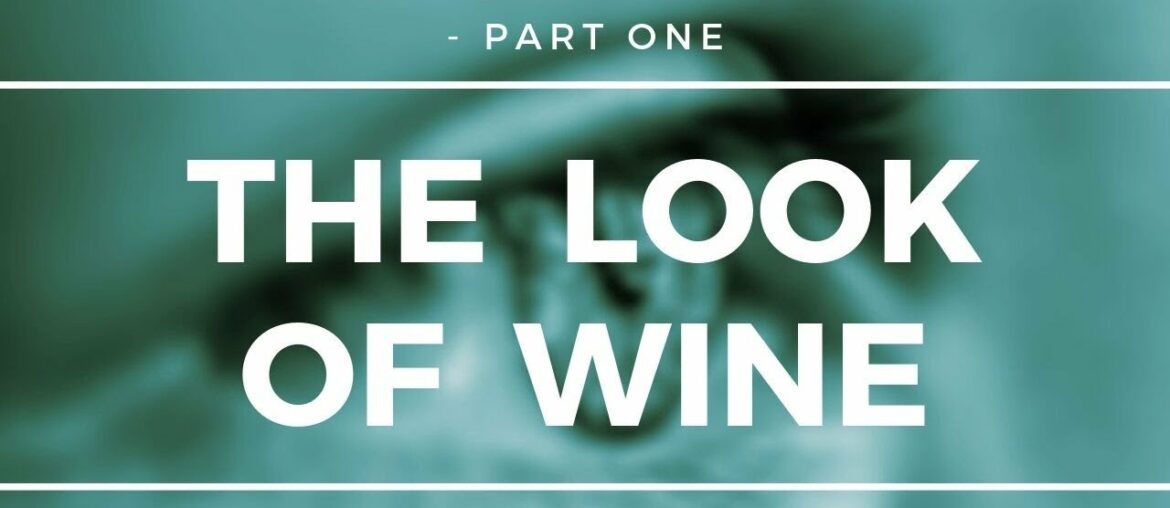 A Tasting Masterclass - Part 1 of 3 -  The Look of Wine