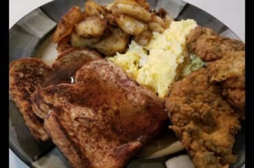 Best Breakfast Ever Mustard Fried Pork Chop with French Toast Recipe