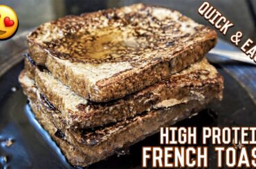 High Protein Bodybuilding French Toast | Simple & Healthy Breakfast Recipe